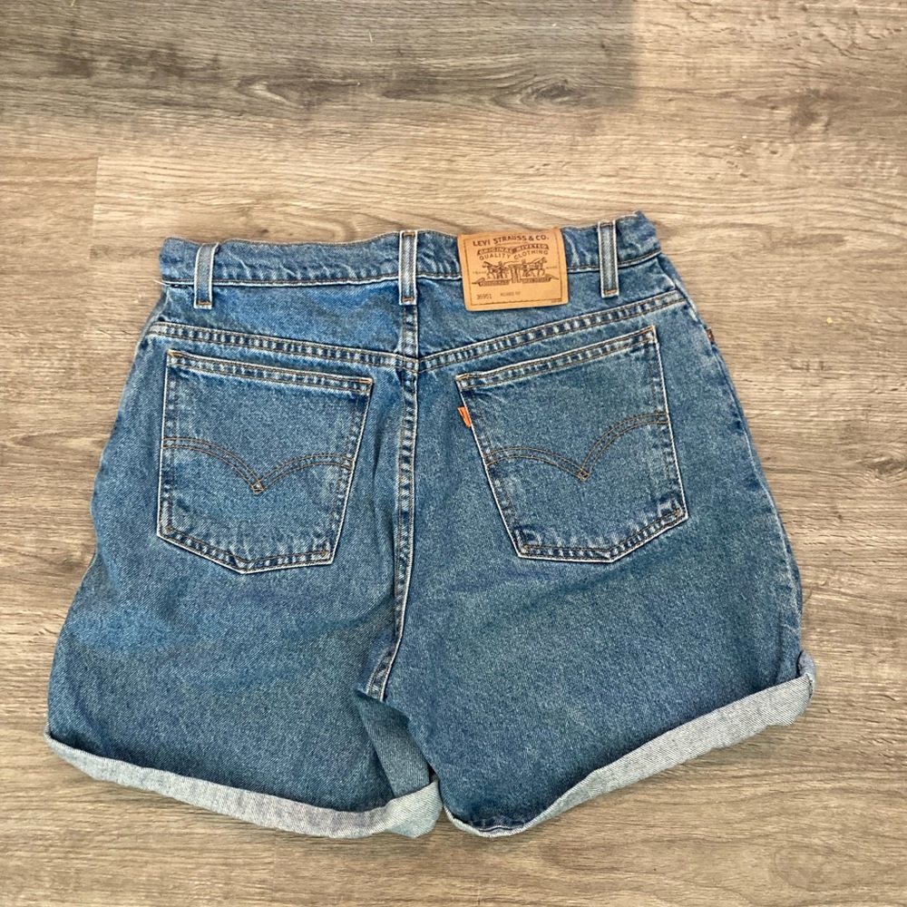 Levi orange tag 90s vintage jean shorts
